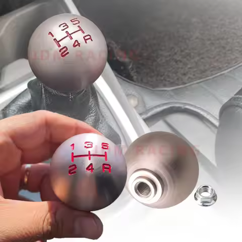 Aluminum 5/6 Speed Ball Shape Shift Gear Knob M10*1.5 For Honda Fit Civic City FD2 FN2 EP3 TYPE R DC