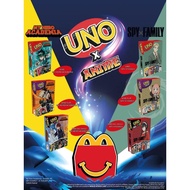 Official UNO x Anime McDonald's - My Hero Academia Spy x Family - Happy Meal Toy Card Deku Bakugo MC