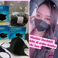 Masker Duckbill Dewasa/Masker Duckbill black