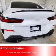 Carbon Look Rear Trunk Spoiler Wing For BMW 8 Series G16 F93 M8 M850i 840i 18-23