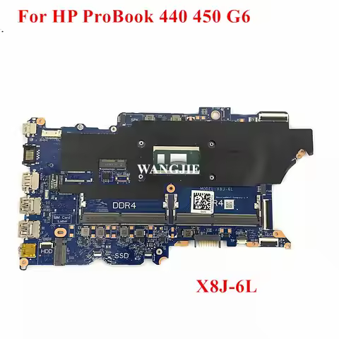 X8J-6L DAX8JMB16E0 For HP ProBook 440 G6 450 G6 Laptop Motherboard With I3 I5 I7 CPU L44881-601 L448