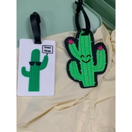 Cactus Silicone Luggage Tag Travel Luggage Tag Check-In Identification Tag Anti-Lost Boarding Pass S