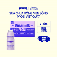 [CHỈ GIAO TRONG BÁN KÍNH 15KM] 2 Thùng Sữa chua uống Probi Việt Quất chai x 130ml - 24 chai/Thùng Yo