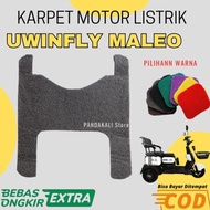 Alas Kaki Karpet Sepeda Motor Listrik Roda Tiga Uwinfly Maleo Roda 3