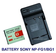 NP-BG1 \ BG1 แบตเตอรี่ \ แท่นชาร์จ \ แบตเตอรี่พร้อมแท่นชาร์จสำหรับกล้องโซนี่ Battery \ Charger \ Bat