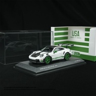 Ready Stock Mini Cut 1: 64 Porsche 911 992 GT3 RS Alloy Car Model