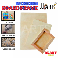 Wooden Board Frame - Plywood frame - MDF board frame - Canvas board frame - Puzzle Frame - Clay art 