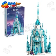 In stock Frozen Series 43197 The Ice Castle Building Blocks Assembly Model Ornament Educational Cons