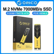 ORICO NVME SSD 1TB 2TB 512G PCIe4.0 M.2 NVMe SSD 7000Mb/s Internal Solid State Drive M.2 M Key 2280m
