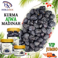 Kurma Ajwa Vip Jumbo Kurma Ajwa Dates Premium High Quality 150g/250g/500g/1kg