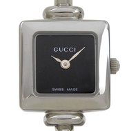 【日本直送】Gucci GUCCI 手錶 1900L 不鏽鋼 石英 指針式顯示 黑色錶盤 женский【二手】