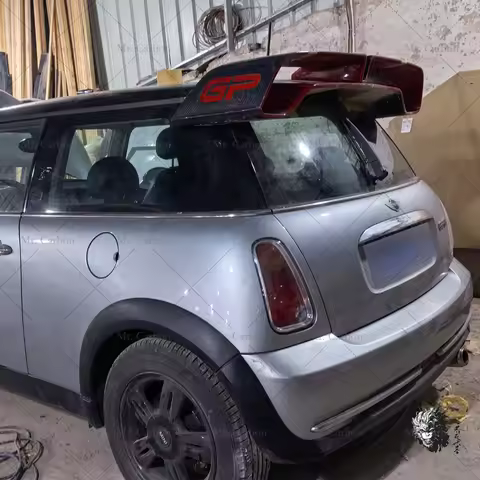 Aero GT Wing Lip for MINI R50/R53 Cooper/S/JCW GP3 Style Carbon Fiber Glass Spoiler Trim Bodykit For