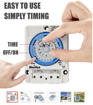 ไทม์เมอร์ Timer Switch DC AC นาฬิกาตั้งเวลา ไทม์เมอร์ดิจิทัล Kg316T -ll Tb388 TM624 Thc15A CN101A Cn