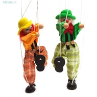 HUBERT Pull String Puppet Vintage Handmade Wooden Joint Activity Children Gifts Colorful Puppet
