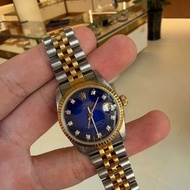Rolex 勞力士女錶日誌 68273 原盤原鑽N字頭，藍盤面，手錶，名牌手錶 古董勞力士 新舊手錶 古董錶 二手錶 懷錶 鐘錶，男錶 女錶，報價，勞力士(Rolex)、全套，Full Set，淨錶，