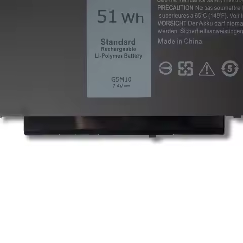 G5M10 Laptop battery For E5250 E5450 E5550 8V5GX R9XM9 WYJC2 1KY05 7.4V 51WH