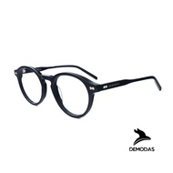 DEMODAS YL99024 Round Glasses Photochromic Lens Bluechromic Anti-radiation Blueray Minus Normal Cyli