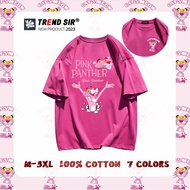 TrendSir ⚡พร้อมส่ง⚡เสื้อยืดตัวใหญ่ Pink Panther 7สี M-3XL