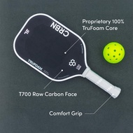 CRBN4 TruFoam Genesis Pickleball Paddle - Carbon Fiber Pickleball Paddle - First-Ever 100% Foam Core
