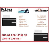 RUBINE RBF-1495D4 BK / WH VANITY CABINET