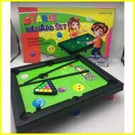 ♆ ▧ ✹ Pool Table Billiard Play Set Toy For Kids soC1