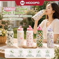 MODOFO 1000ML Tumbler Thermos Tahan Sejuk Thermos Water Bottle Birthday Gift/Souvenir Portable Cup t