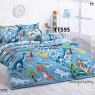 TOTO ผ้าปูที่นอน (ไม่รวมผ้านวม) TT 595 ( 3.5 5 6 ฟุต ) TT โตโต้ wonderful bedding bed ชุดที่นอน ช