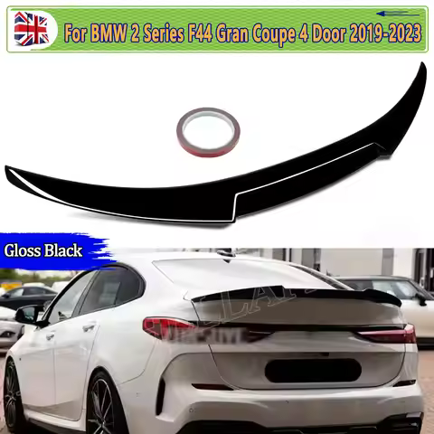 Gloss Black Rear Spoilers Lip FOR BMW 2 SERIES F44 220i M SPORT M4 STYLE 2019 2020 2021 2022 2023 BO