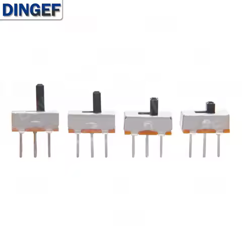 20PCS SS12D00 Toggle Switch 2 Position SPDT 1P2T 3 Pin Mini Power Switch PCB Panel Mini Vertical Sli