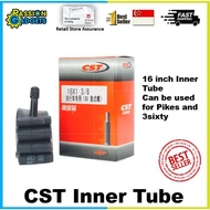 CST/Kenda 349 16inch Inner Tube, 16 x 1-3/8 Nozzle Length 60mm for Pikes/3sixty