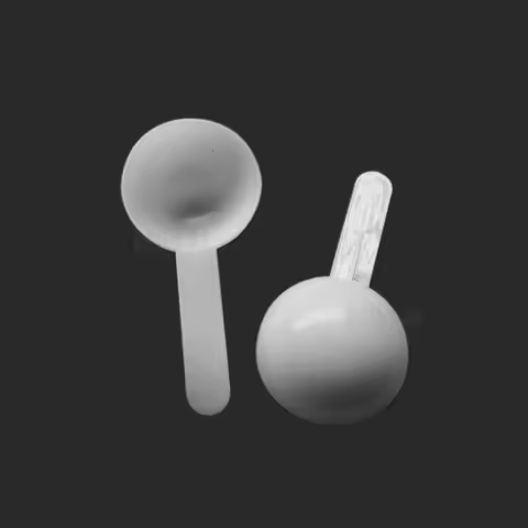 25ml Plastic Measure Scoop 12g Lab PP Measuring Spoon for Powder Liquid etc - 100pcs/lot