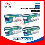 PHILIPS ESS LED Bulb Multipack 5W 7W 9W 11W Watt E27 6500K White Buy 3 Get 1 Free