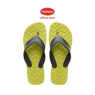 Havaianas Men's Track Waves Flip Flops-Wild Lime
