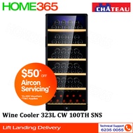 Chateau Wine Cooler 323L CW 100TH SNS (120 Bottles)