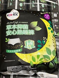 Kotex 皇牌Herbal Soft草本抑菌 安心熟睡褲 S-M 4片/包