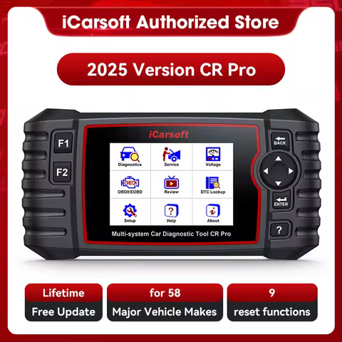 iCarsoft CR Pro Diagnostic Scan Tool,Full Systems Diagnose Full Vehicle Coverage 9 service reset Lif