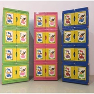 4-Tier Wardrobe, 8-Door Wardrobe, INSTANT Assembly Character