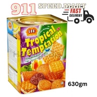 [911] Lee Biscuit Tropical Temptation Assorted Biscuit (Tin) 630gm
