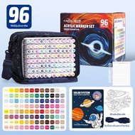 Languo | ชุดปากกาลิควิดไม่เลอะ ซ้อนทับได้ 288 สี