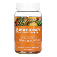 Gummiology, Lutein & Zeaxanthin Gummies, Tropical, 90 Vegetarian Gummies