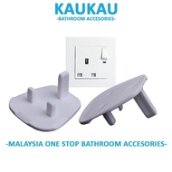 KAUKAU 3 Three Point Plug Child Baby Safety Shock Proof Power Socket Plug Protection Safety Flame Re