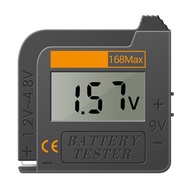 HUIOP Digital Battery Tester Checker Universal for All C  AA AAA D N 9V 6F22 and 1.5V Button Cell Ba