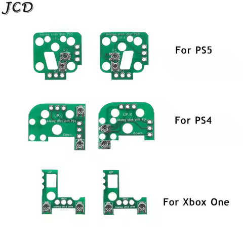 JCD 1Pair For PS5 PS4 Controller Reset Drift Analogue Thumb Stick Joystick Repair For XBOX ONE Serie
