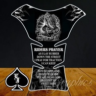 INNER FAIRING STICKER RIDERS PRAYER ej cycle Motorcycle Sticker