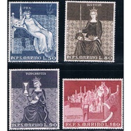 YT5080 San Marino 1969 Loren Letty Famous Painting 4 Brand New Foreign Stamps 0601