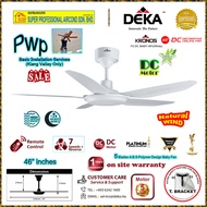 Deka Baby Fan Kronos F5DC BABY White ((46 inches)) 14 Speed Remote Control 5 Blades Ceiling Fan ((DC