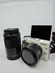 Canon m3 連 15-45mm kit set < wifi >和 EFM 55-200mm