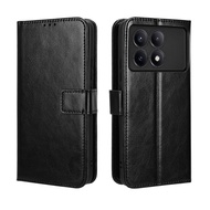 Flip Case For Xiaomi POCO X6 Pro 5G Case PU Leather Wallet Stand Phone Case For Xiaomi POCO X6Pro 5G Casing Cover