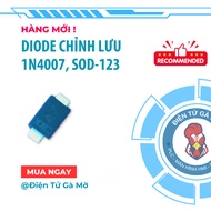 [10 CONS] Small Paste Rectifier Diode, 1N4007W 1N4007 A7 1000V SOD-123 New Imported