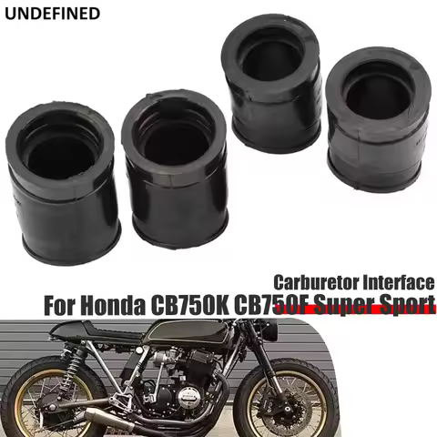 Carburetor Intake Manifold For CB750K 1969-1976 Honda CB750 Four CB750K 750 Four Motorcycle Black Ma